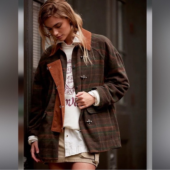 Free People We The Free Wool Barn Coat - Picture 3 of 15